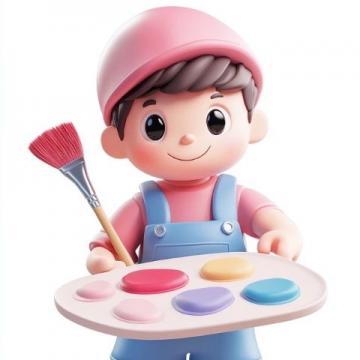 兒童手工diy超輕黏土創意制作可愛卡通人物視頻教程