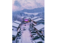 伊春峰巖山寨冬日里的熱情盛景