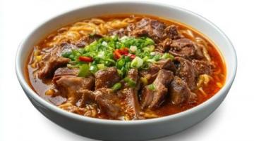 老譚牛肉湯夫妻店小有名氣