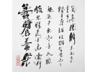 田蘊章的書法風格獨特，深厚的底蘊和創新精神