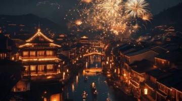 千年武當夜未央,鄖陽不夜城新春盛景璀璨綻放