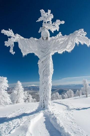 2024寒冬奇景:罕見暴風雪覆蓋千里,銀裝素裹的冰雪世界