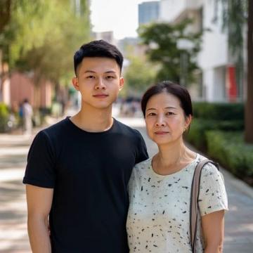 羅大美沒有白疼妹妹,他供妹妹攻讀學位,有文化有知識就是不一樣,這位妹妹外表柔弱