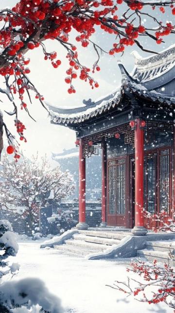 明朝一位道士見到山中的梅花,獨自傲立于雪中,寫下一首詠梅詩!