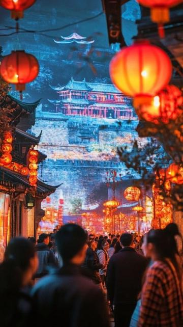 長汀古城的夜宴:千年時光里的燈火闌珊與現(xiàn)代活力