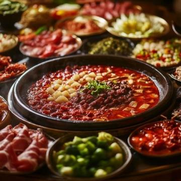 江西美食以鮮辣香醇為特色,包括南昌拌粉、瓦罐湯,藜蒿炒臘肉等經典菜肴和凍米糖、茄