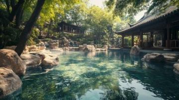 成都！小院里的私密溫泉之旅！
