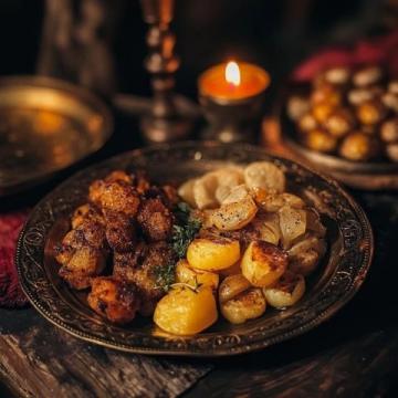 炭火烤土豆:簡單又美味的農村特色小吃 рецепт