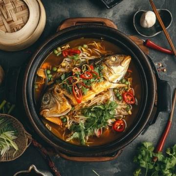 經典川菜水煮魚：麻辣鮮香，魚片嫩滑，湯汁濃烈