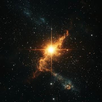 在廣袤無垠的天空中,一顆溫煦的巨蟹座星星綻放其輝煌