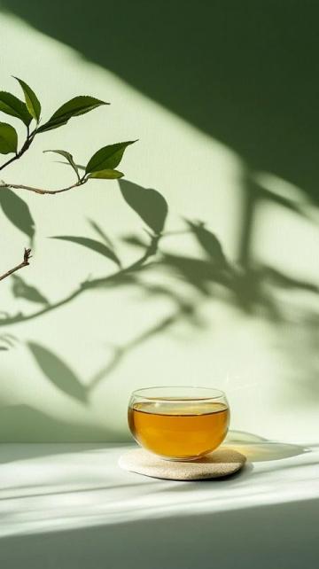 春日品茶,品味生機,香茗映翠色。