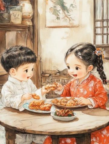 張掖二月二龍抬頭煎餅習俗,家中小寶不適溫馨記事
