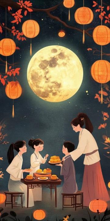 中秋節,是一年中最令人期待的時刻之一,當夜幕降臨,明亮的月光灑在大地上