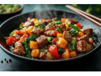 家常版牛肉炒面筋：香濃美味一飽口福