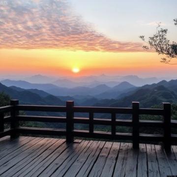 小楊知道200米外就是順峰山和寶林寺,準備去五一玩兒。