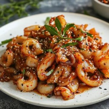 夜宵神菜!醬爆魷魚,鮮辣上頭超解饞