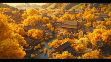 遇見鎮坪,一城山色半城秋
