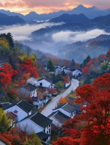 遇見鎮坪,一城山色半城秋