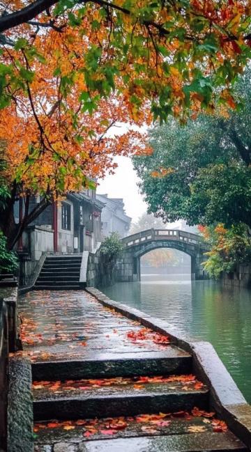 桂林塔山:漓江邊的秋色古韻,壽佛塔與紅葉交相輝映的詩意之地