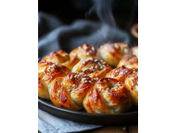 陜西肉夾饃秘制：外酥里嫩，下油炸好吃！