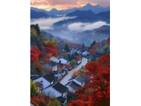 遇見鎮坪，一城山色半城秋