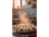 嘗鮮正當(dāng)時(shí)手工艾青餃?zhǔn)茏放蹙嚯x清明節(jié)還有些日子