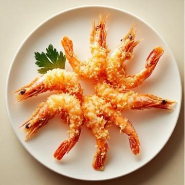 元旦過后迎新春,咸蛋黃焗蝦為年夜飯?zhí)砟晡? width=