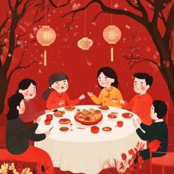 春節過完了，家里人都漸漸回來了