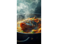 昆明西山腳下的“紫園大魚海棠”：花園餐廳里的古法酸湯魚火鍋盛宴