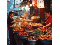 成都街頭的美食世界