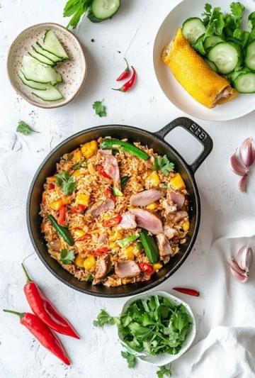低卡花式炒飯:花菜偽炒飯裹蛋液,粒粒分明不愧是減脂作弊餐