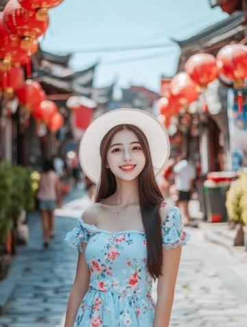 2018年,新加坡女星范文芳回到她的家鄉廣東省河源市東源縣康禾鎮南山村認祖歸宗