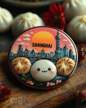 朋友來我家,一起聊起了天津素包子