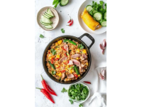 低卡花式炒飯：花菜偽炒飯裹蛋液，粒粒分明不愧是減脂作弊餐