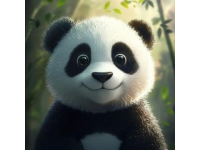 熊貓界有一只會掉色的熊貓名叫七仔