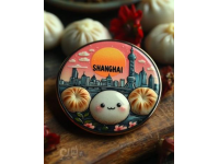 朋友來我家，一起聊起了天津素包子