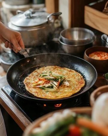 揭秘山東人氣爆棚的五谷雜糧大煎餅：酥脆軟糯，醬料豐富，一口愛上！#美食探店