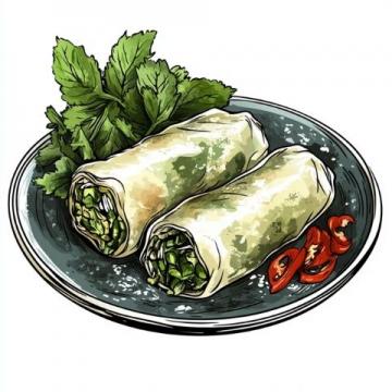 清爽可口的越南春卷:夏日里的健康美味佳肴