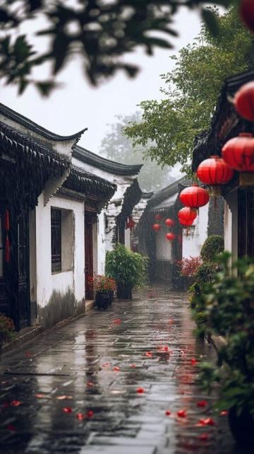 初五雨水過后的古鎮一日游推薦