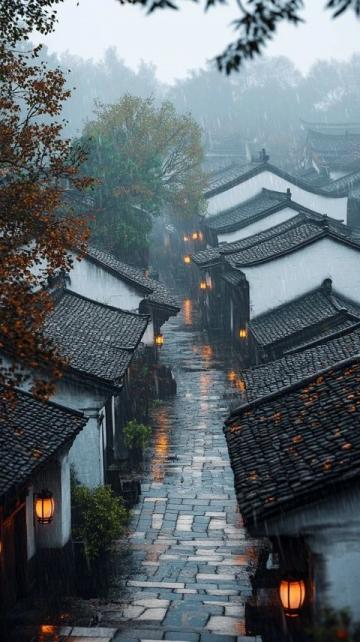 初五雨水過后的古鎮一日游推薦