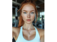 這位外國姑娘來自白俄羅斯icon，她擁有著潔白無瑕的肌膚、高挑修長的身材