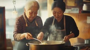 敬漢卿女友與林大廚同臺學做菜共創百秒黃花魚美食視頻