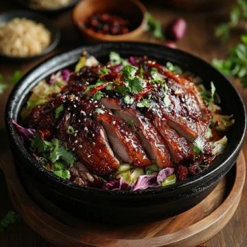家常小菜:用蒜香料包圍的美味老鴨煲