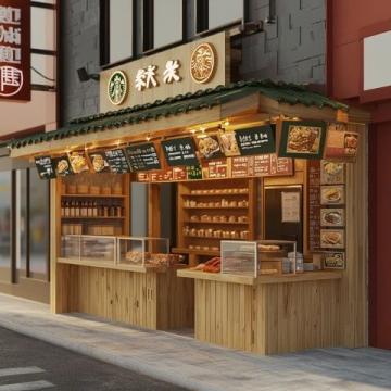 寺門美食廣場建設完工即將開業打造順河坊新地標
