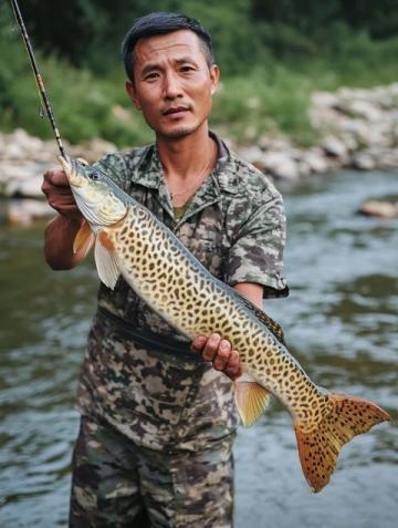 黃河岸邊釣客驚現(xiàn)26斤大鯉魚