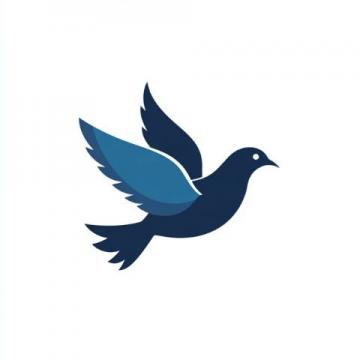 簡潔現代風格的Logo設計:飛翔雀鳥寓意美食探索精神