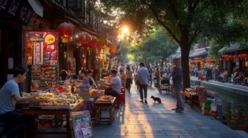 商丘古城小吃街人潮涌動(dòng),偶遇老物件揭秘地方名吃秘密