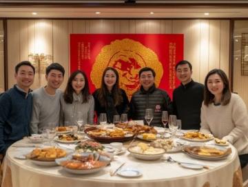 徐州好友相約沛縣體驗(yàn)傳統(tǒng)“大席”聚餐文化