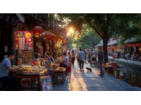 商丘古城小吃街人潮涌動(dòng)，偶遇老物件揭秘地方名吃秘密