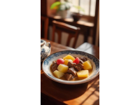 秋季特色菜：甜辣炒豬頸肉蓮藕的做法詳解